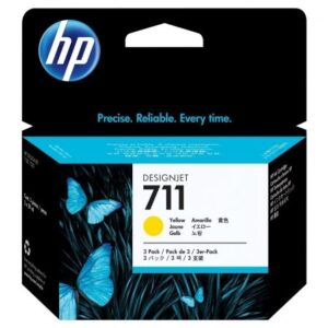 Tinteiro Original HP nº711 Multipack 3x Amarelo