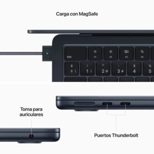 Apple Macbook Air 13.6 M2 8-Core CPU 8Gb 512Gb SSD 10-Core GPU Preto MeiaNoite