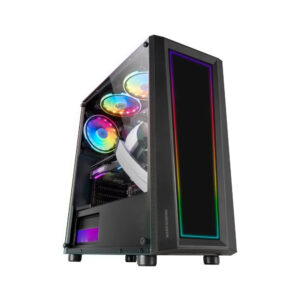 Caixa Gaming ATX Mars Gaming Artística MC-ART Preto