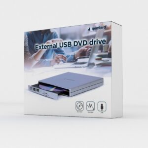 Dvdrw Gembird Externa Usb 2.0 Cinza