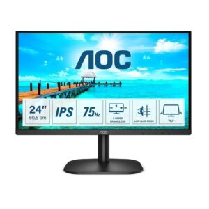 Monitor AOC 24B2XHEU 23.8 Full HD Preto