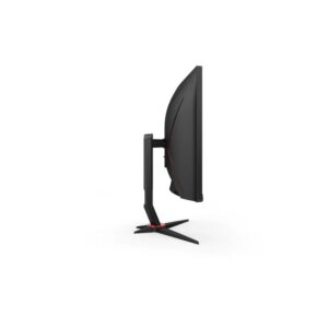 Monitor Gaming Ultrapanorámico Curvo AOC CU34G20XBK 34 WQHD 1ms 144Hz VA Preto e Vermelho