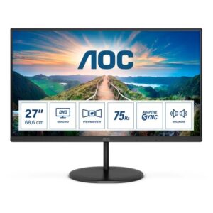 Monitor Professional AOC Q27V4EA 27 QHD Multimédia Preto