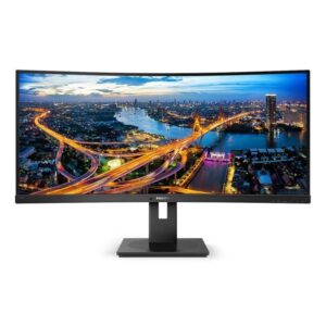 Monitor Professional Ultrapanorámico Curvo Philips 346B1C 34 WQHD Multimédia Preto