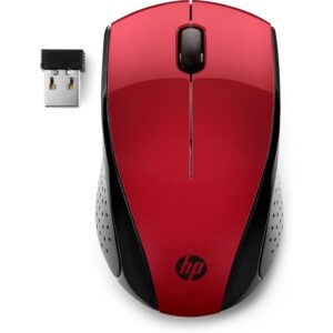 Rato Wireless HP 220 Ate 1600 DPI Vermelho