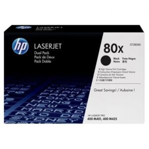 Toner Original HP nº80X XL Alta Capacidade Multipack 2x Preto