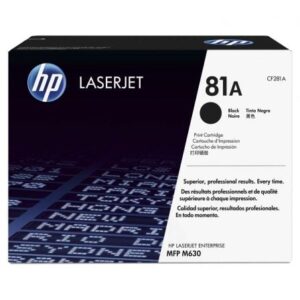 Toner Original HP nº81A Preto