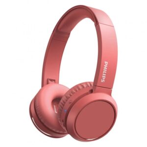 Auscultadores Bluetooth Philips TAH4205 com Microfone Vermelho