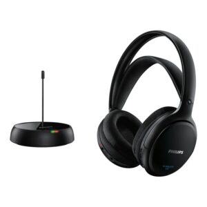 Auscultadores Sem Fios Wireless Philips SHC5200 Radiofrequência Preto