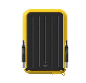 Disco Duro Externo Silicon Power 2TB Armor A66 Preto/Amarelo Usb 3.2