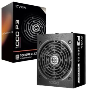 Fonte Alimentação EVGA 1000 P3 Supernova 1000W Ventoinha 13.5cm 80 Plus Platinum