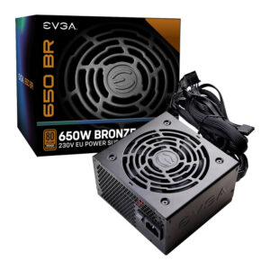 Fonte Alimentação EVGA 650 BR 650W Ventoinha 12cm 80 Plus Bronze