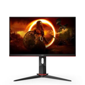 Monitor AOC 24 VA Full HD 4Ms 165Hz Vga Hdmi Dp Usb Multimédia Pivot Preto