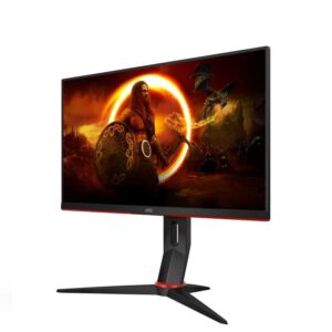 Monitor AOC 24 VA Full HD 4Ms 165Hz Vga Hdmi Dp Usb Multimédia Pivot Preto