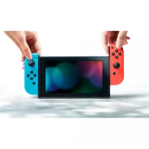 Nintendo Switch Azul Neon e Vermelho Neon (2022) Com 2 comandos Joy-Con