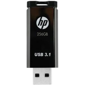 Pen Drive HP X770W 256Gb Usb 3.1 Preta 400Mbs