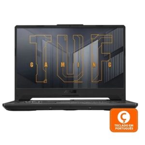 Portátil Gaming ASUS FA506QM-R75B36PS1 Ryzen 7-5800H 8Gb 512Gb Geforce RTX 3060 15.6 FHD Sem Sistema Operativo - Teclado PT