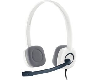 Headphones Logitech H150 com Microfone USB Brancos