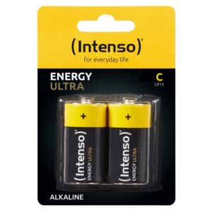 Pilhas Intenso Alcalina energy ultra CLR14 Pack-2 Unidades 1.5V 8000mAh