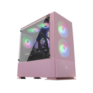 Caixa Gaming MicroAtx Mars Gaming MCZ PREMIUM 2X FRGB Rosa