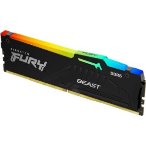 Memória Dimm DDR5 16Gb Kingston Fury Beast 6000Mhz 1.35V CL36 RGB