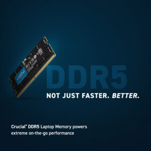 Memória So-Dimm DDR5 8Gb Crucial 4800Mhz CL40 1.1V