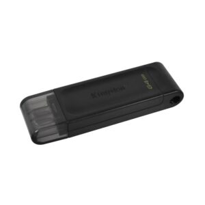 Pen drive Kingston DataTraveler 70 64Gb Type-C Preto