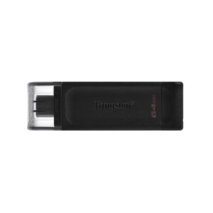 Pen drive Kingston DataTraveler 70 64Gb Type-C Preto