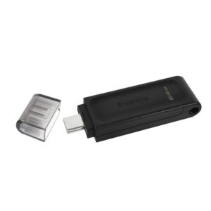 Pen drive Kingston DataTraveler 70 64Gb Type-C Preto