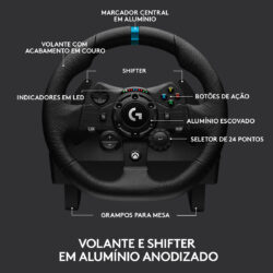 Simulador de volante Logitech G923 (xbox)