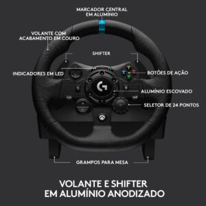 Simulador Volante com Pedais Logitech G293 TrueForce para Xbox Series XS Xbox One PC