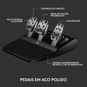 Simulador Volante com Pedais Logitech G293 TrueForce para Xbox Series XS Xbox One PC