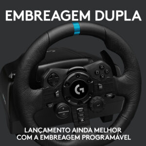 Simulador Volante com Pedais Logitech G923 Trueforce Compatível com PS4 PS5 PC