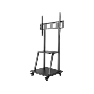 Suporte de Pé com Rodas Tooq para TV 37-100 até 150Kg Vesa 1000x600mm Preto