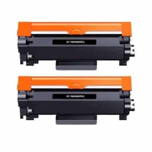 Toner Compatível Brother TN2420/TN2410 Preto Pack de 2 Toners