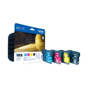 Tinteiro Original Multipack Brother LC1100VALBP Azul Amarelo Magenta Preto