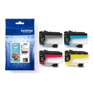 Tinteiro Original Multipack Brother LC424VAL Azul Magenta Amarelo Preto