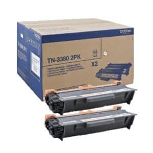 Toner Original Multipack Brother TN3380TWIN Pack 2x Preto