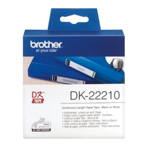 Rolo Etiquetas Original Brother DK22210 29mm x 30.48 metros