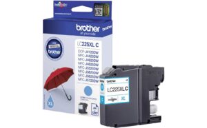 Tinteiro Original Brother LC225XL Alta Capacidade Ciano