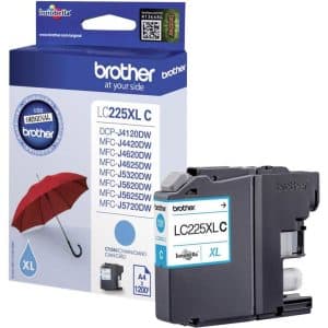 Tinteiro Original Brother LC225XL Alta Capacidade Ciano