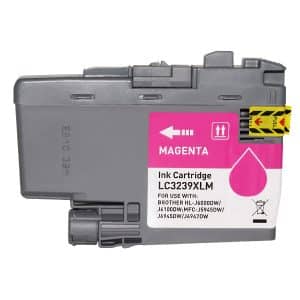 Tinteiro Compatível Brother LC3239XL Substitui LC3239XLM Alta Capacidade Magenta