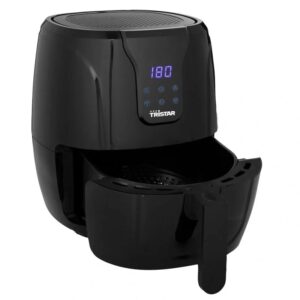 Fritadeira por Ar Sem Óleo Tristar FR-6976PR Crispy Fryer 1300W Capacidade 3.5L Preta