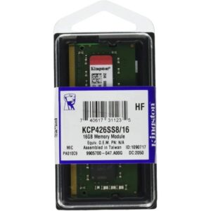 Memória So-Dimm DDR4 Kingston 16Gb Kit ValueRAM 2666Mhz CL19