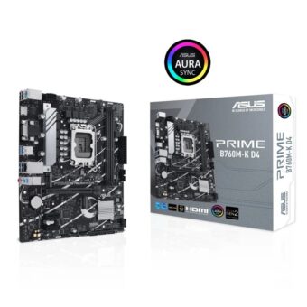 Motherboard Asus PRIME B760M-K D4 Socket 1700 mAtx 12