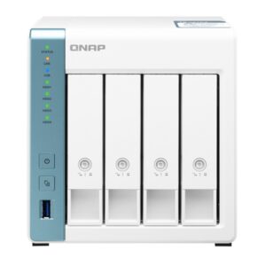 NAS QNAP TS-431K 4 Baías 3.5"- 2.5" 1Gb DDR3 3xUSB3.0