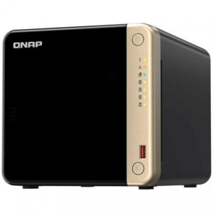 NAS QNAP TS-464-4G 4 Baías 3.5- 2.5 4GB DDR4 Formato Torre