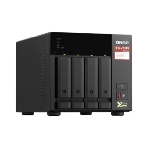 NAS QNAP TS-473A-8G 4 Baías 3.5"- 2.5" 8GB DDR4 Formato Torre