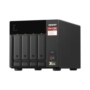 NAS QNAP TS-473A-8G 4 Baías 3.5"- 2.5" 8GB DDR4 Formato Torre