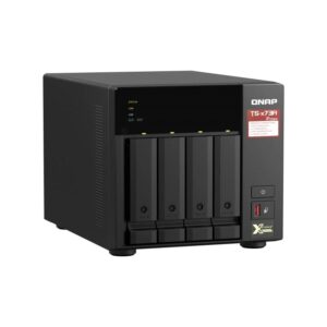 NAS QNAP TS-473A-8G 4 Baías 3.5"- 2.5" 8GB DDR4 Formato Torre